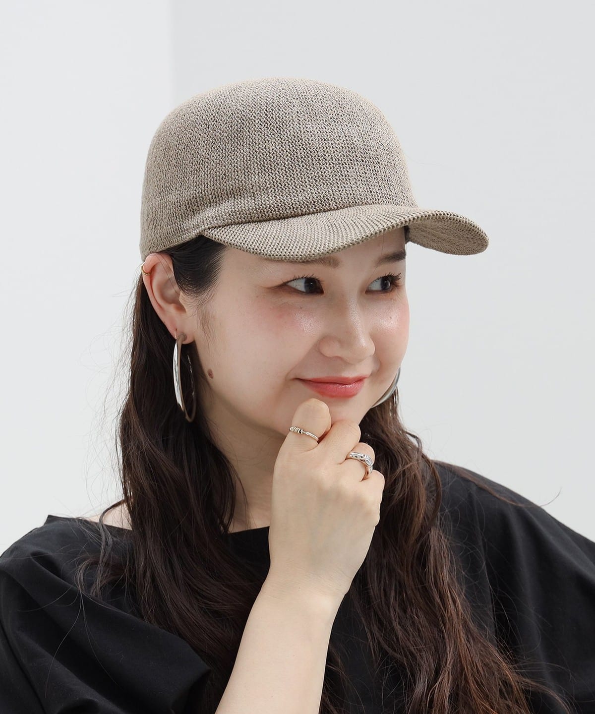 サーモ キャップ 帽子 WOMEN DARK BEIGE ONE SIZE サーモ キャップ 帽子 WOMEN DARK BEIGE ONE SIZE