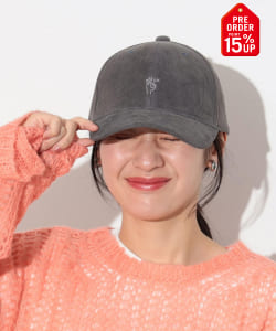【+15%ポイントUP】ハンドサイン 細コーデュロイ キャップ