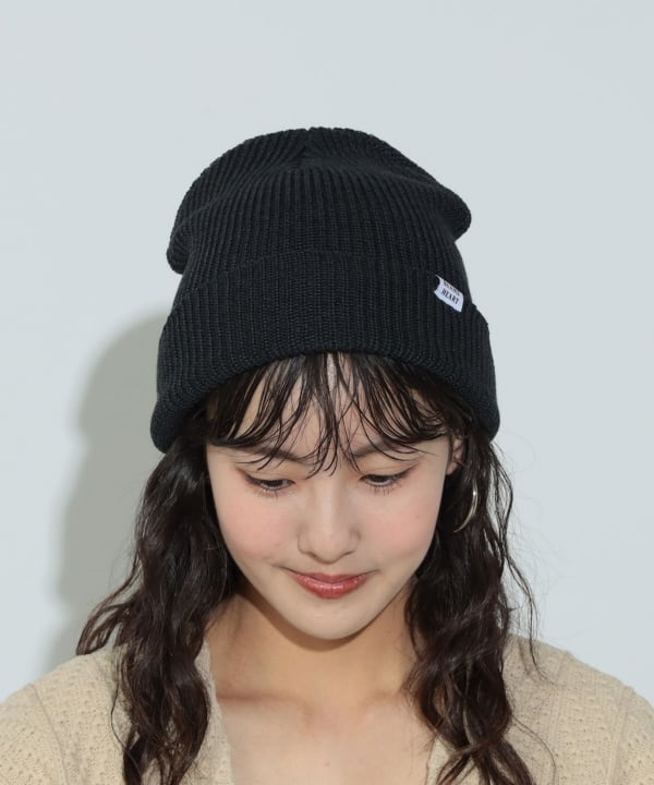 ニット帽 ニットキャップ BEAMS HEART / ワッペン ニットキャップ メンズ