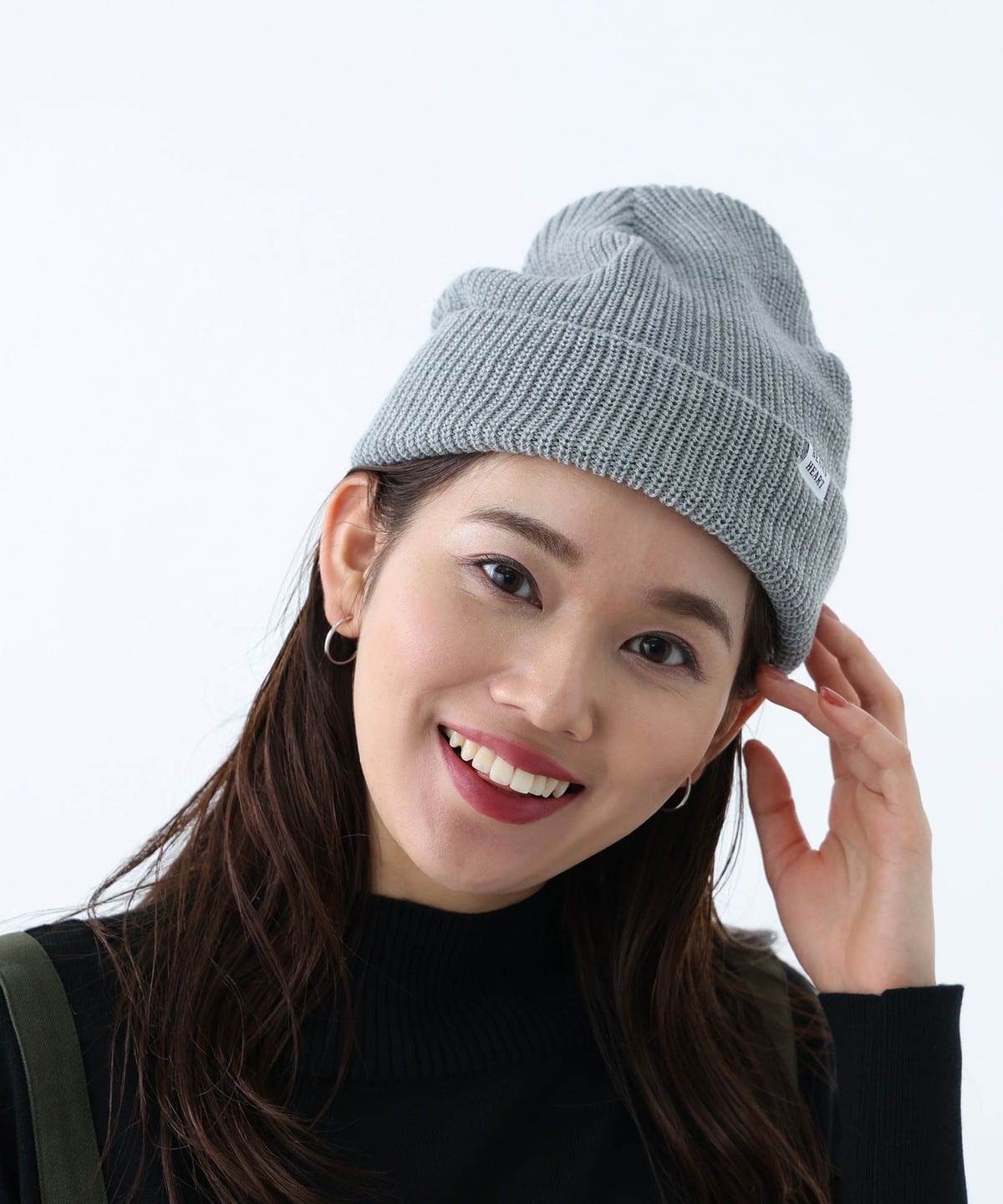 ミニタグ ワッチキャップ 帽子 WOMEN GREY ONE SIZE ミニタグ ワッチキャップ 帽子 WOMEN GREY ONE SIZE