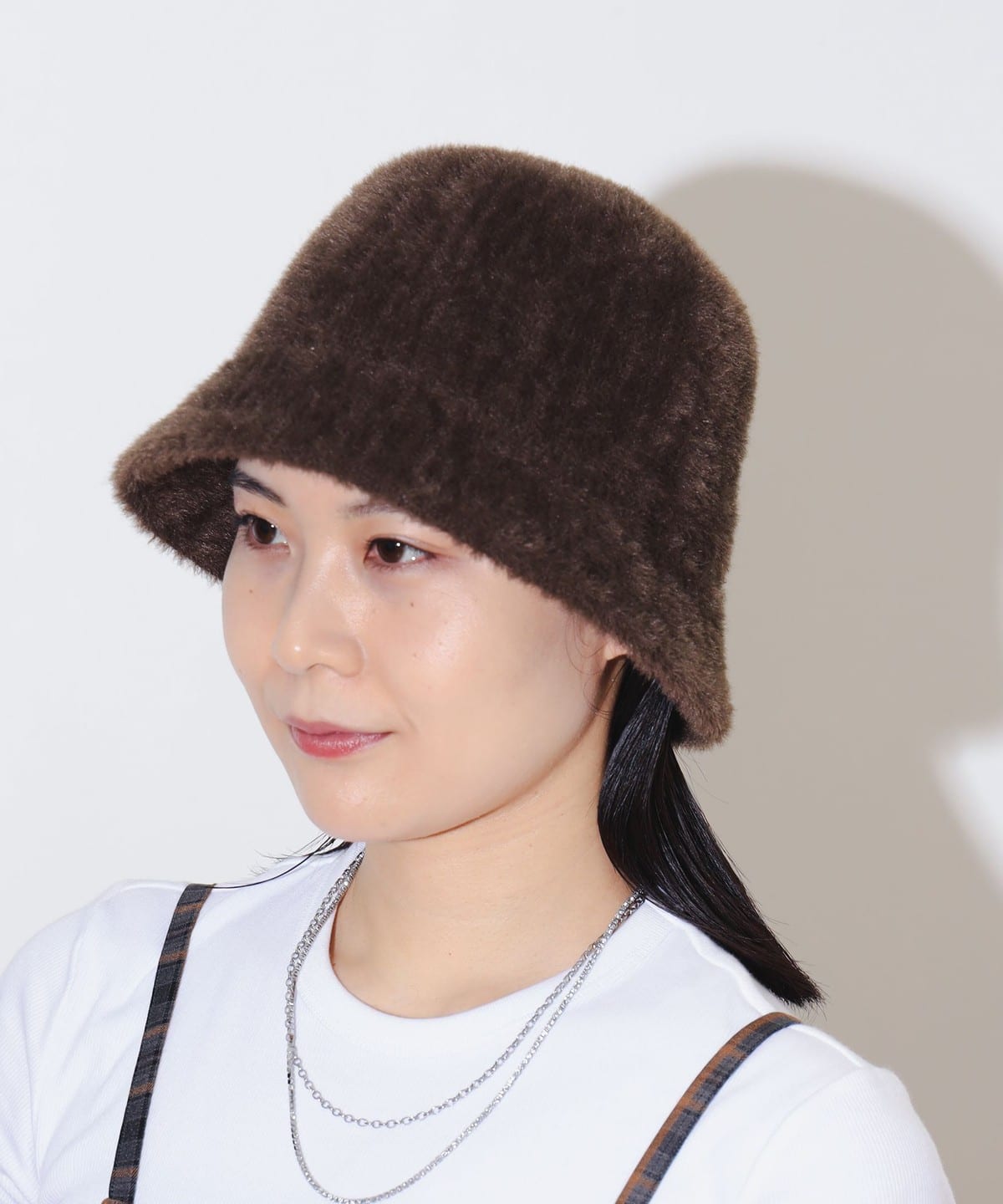 BEAMS HEART(ビームス ハート)フェイクファー バケットハット BEAMS HEART(ビームス ハート)フェイクファー バケットハット