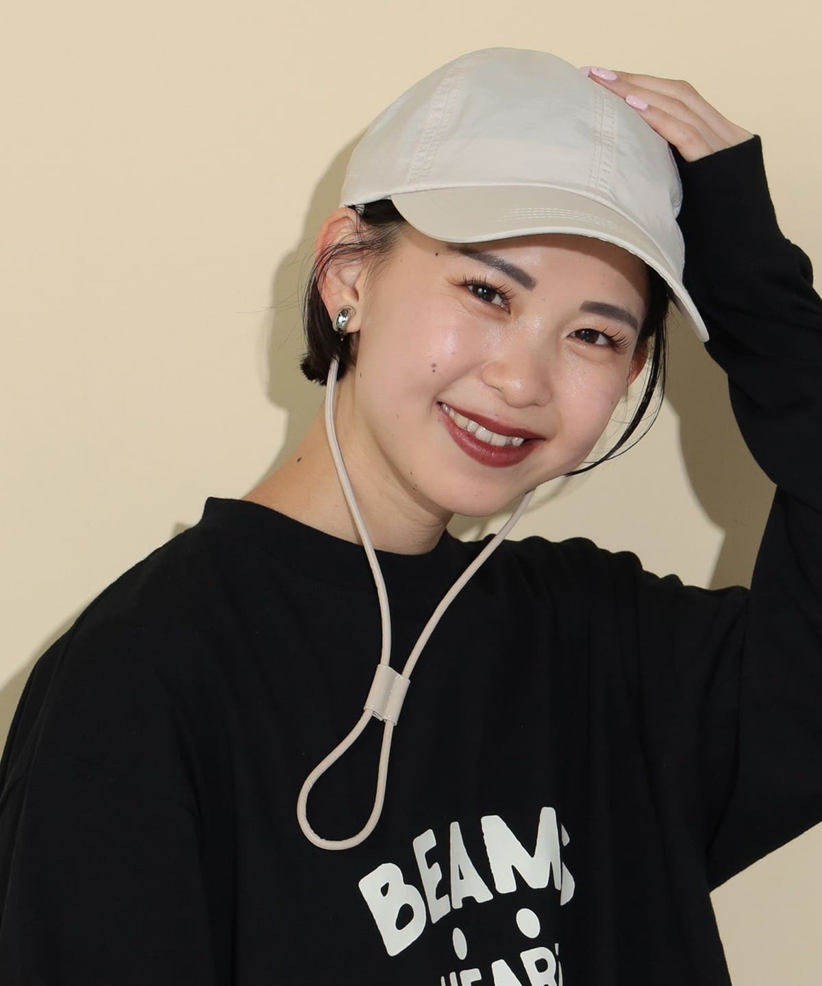 マットサテン キャップ 帽子 WOMEN OFF WHITE ONE SIZE マットサテン キャップ 帽子 WOMEN OFF WHITE ONE SIZE