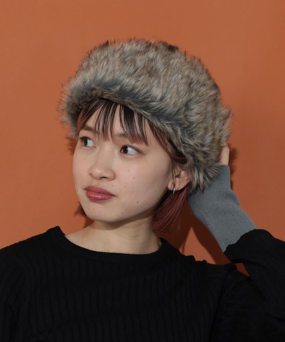 6パネル ロシアン帽 帽子 WOMEN GREY ONE SIZE 6パネル ロシアン帽 帽子 WOMEN GREY ONE SIZE