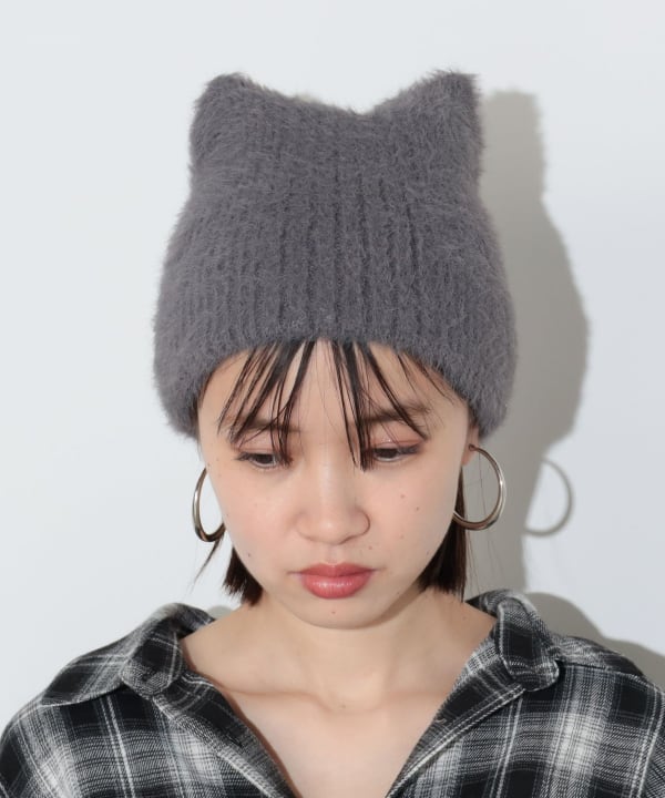 BEAMS HEART(ビームス ハート)猫耳 シャギーワッチ(帽子 BEAMS HEART(ビームス ハート)猫耳 シャギーワッチ(帽子