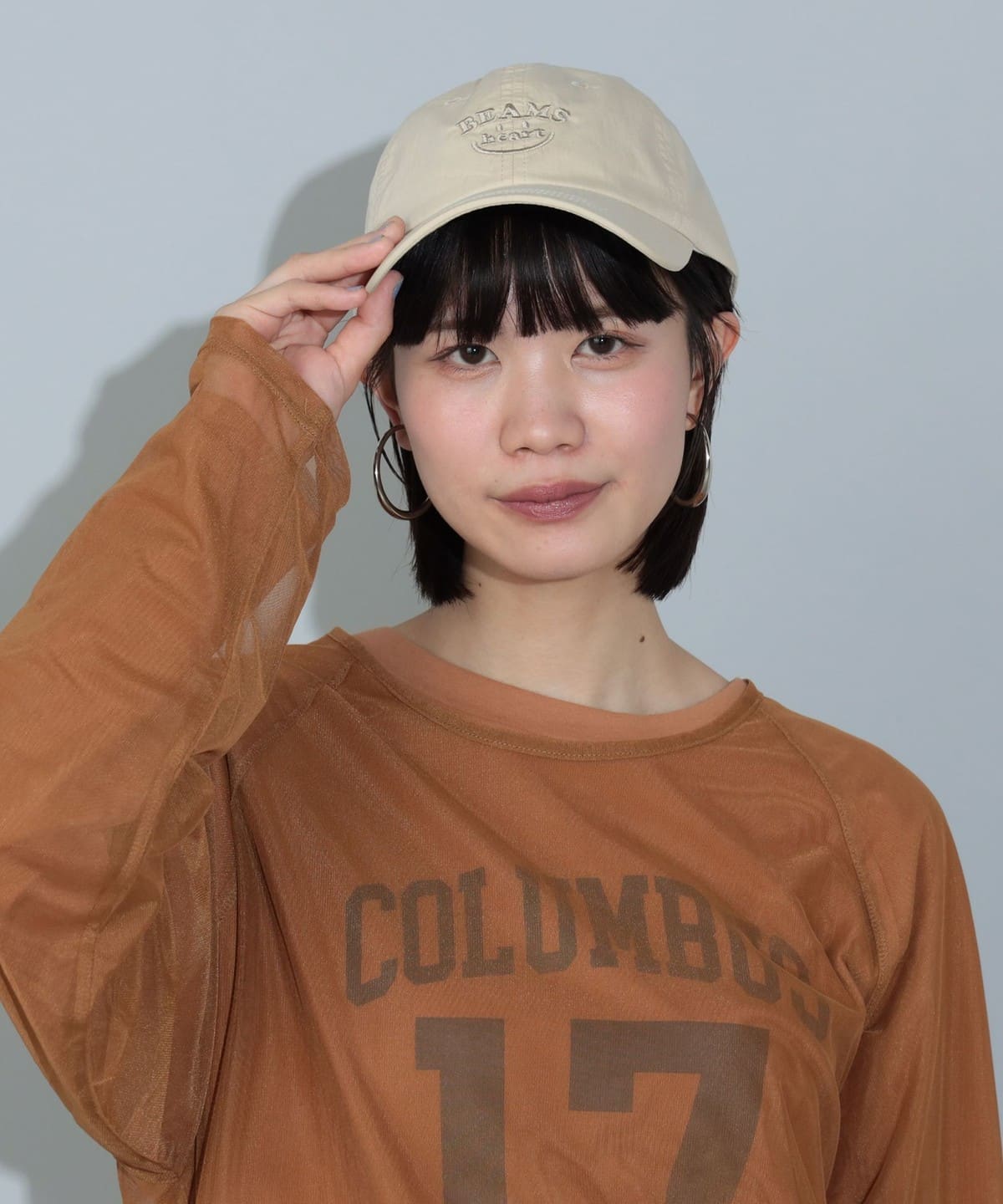スマイルロゴ キャップ 帽子 WOMEN IVORY ONE SIZE スマイルロゴ キャップ 帽子 WOMEN IVORY ONE SIZE