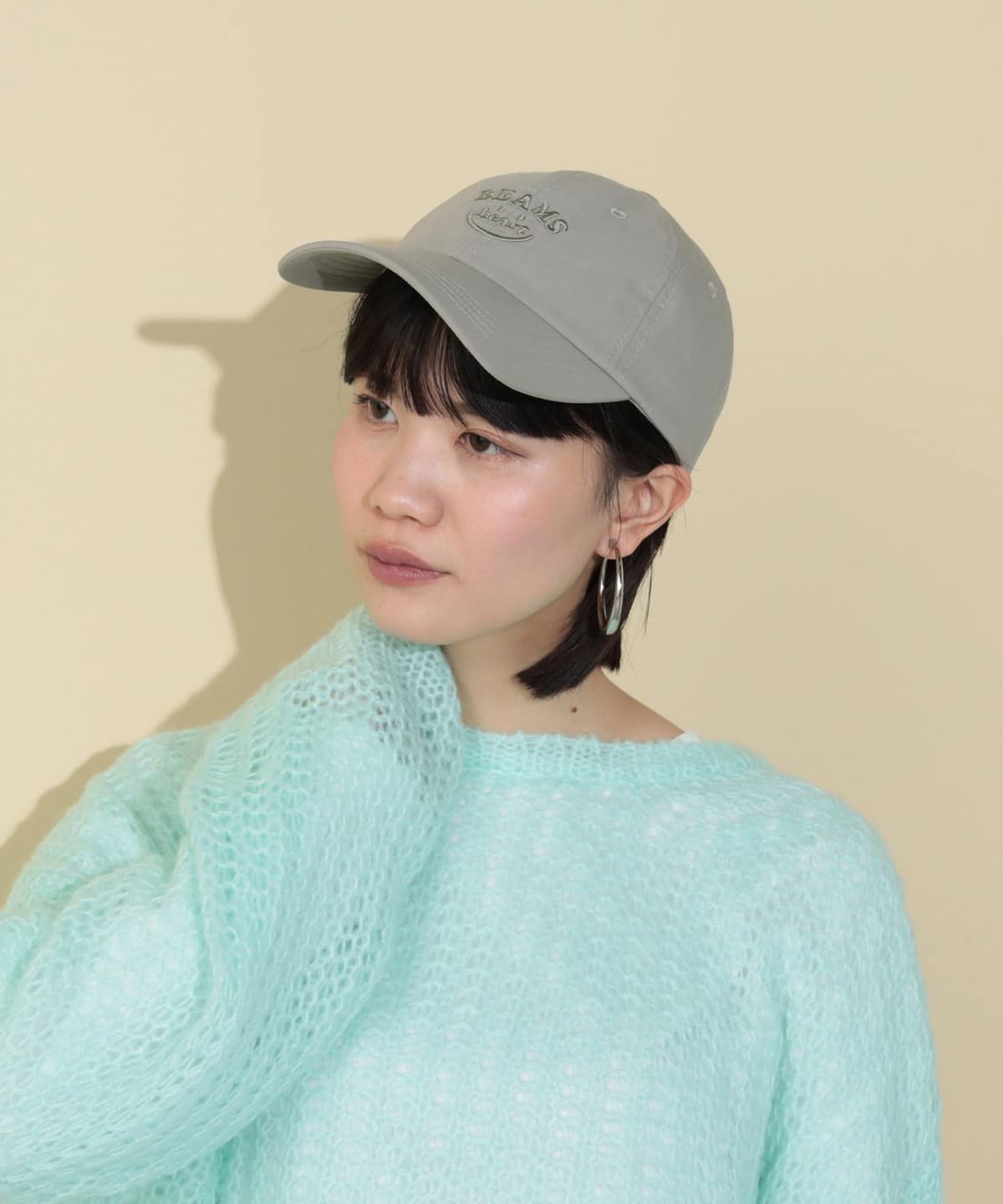 スマイルロゴ キャップ 帽子 WOMEN GREY ONE SIZE スマイルロゴ キャップ 帽子 WOMEN GREY ONE SIZE