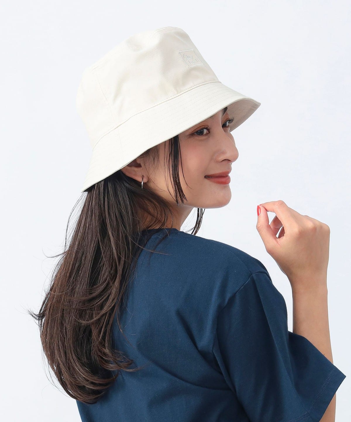 リップストップ バケットハット 帽子 WOMEN IVORY ONE SIZE リップストップ バケットハット 帽子 WOMEN IVORY ONE SIZE