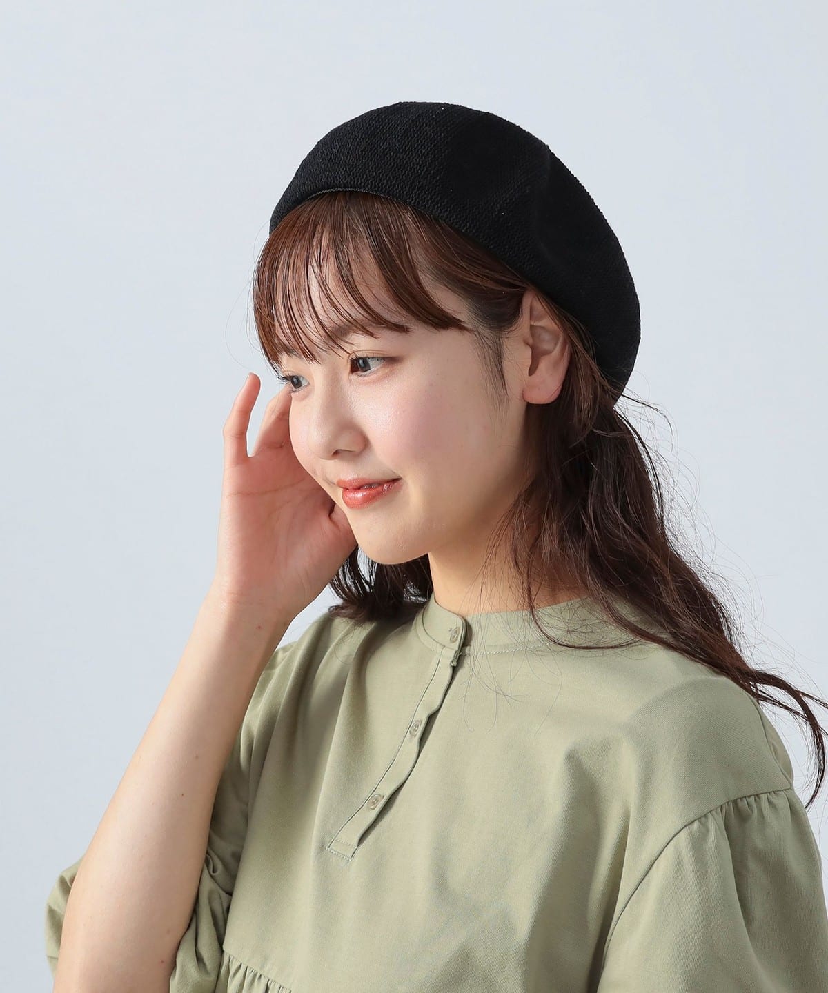 サーモ ベレー 帽子 WOMEN BLACK ONE SIZE サーモ ベレー 帽子 WOMEN BLACK ONE SIZE