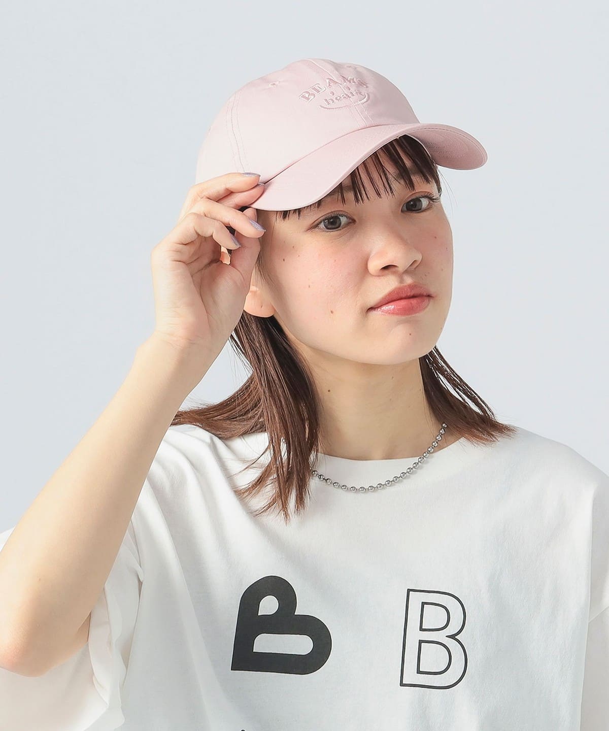 スマイルロゴ キャップ 25SS 帽子 WOMEN PINK ONE SIZE スマイルロゴ キャップ 25SS 帽子 WOMEN PINK ONE SIZE