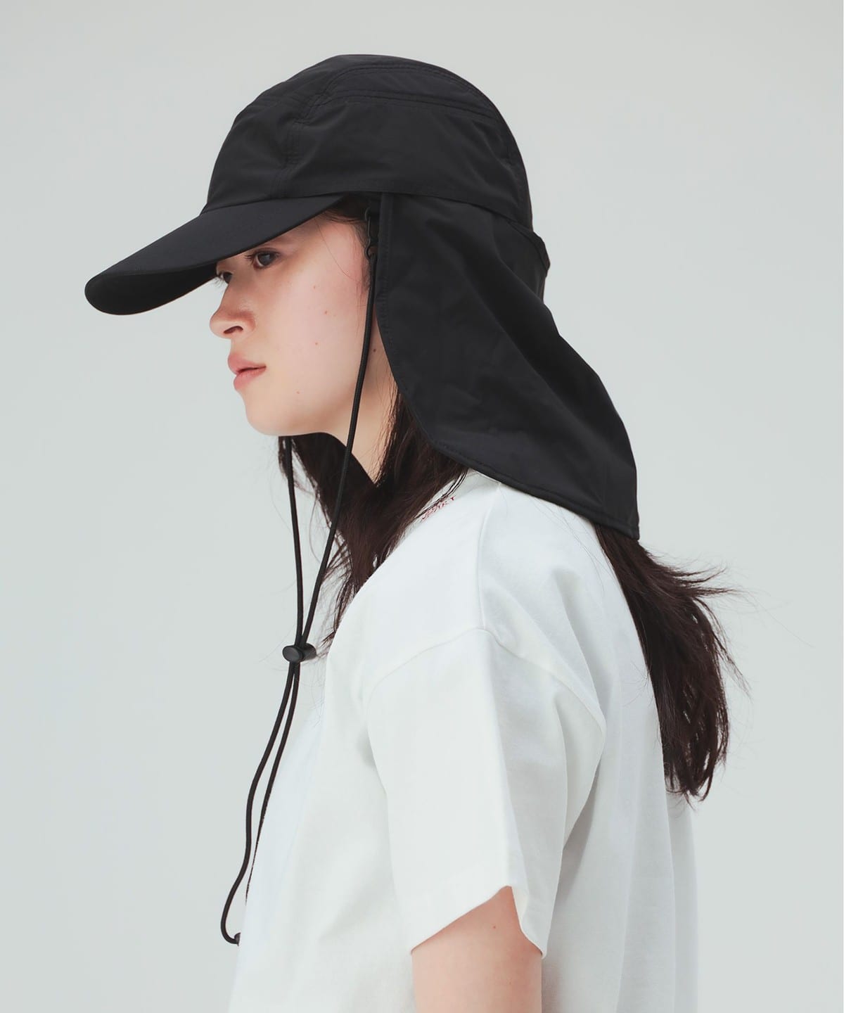帽子 BLURREDCLOTH ING BEAMS HEART UV cut shaded cap (cooling and water-repellent) (hat