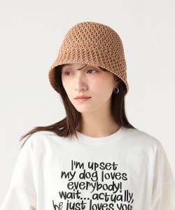 かぎ針編み風 クローシュ ハット