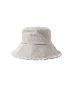 ツバ先 フリンジ ハット