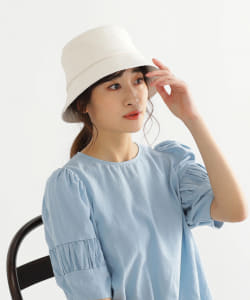 BEAMS HEART / フェイクレザー バケットハット
