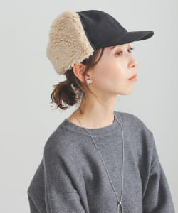 BEAMS HEART / イヤーフラップ付きキャップ
