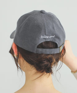 BEAMS HEART / ストライプ バックロゴ キャップ