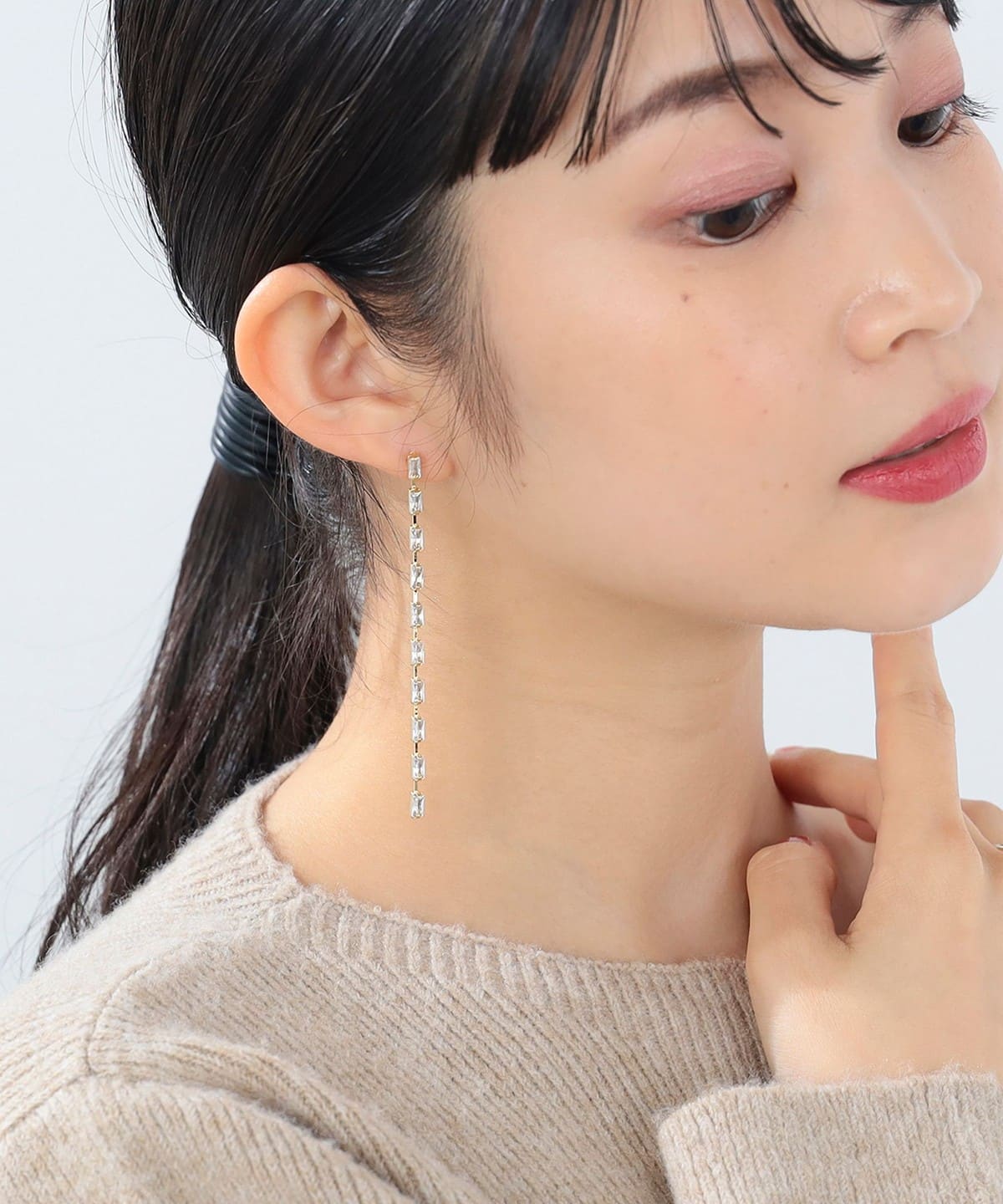 スクエアビジュー ラインピアス アクセサリー WOMEN GOLD ONE SIZE スクエアビジュー ラインピアス アクセサリー WOMEN GOLD ONE SIZE