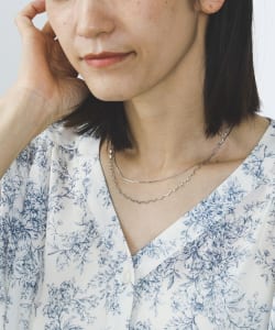 2連ウェーブ ネックレス