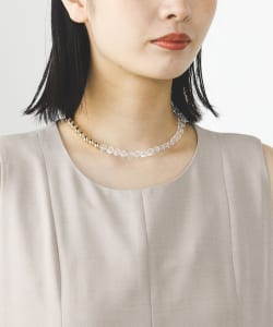 クリアメタルコンビ ネックレス