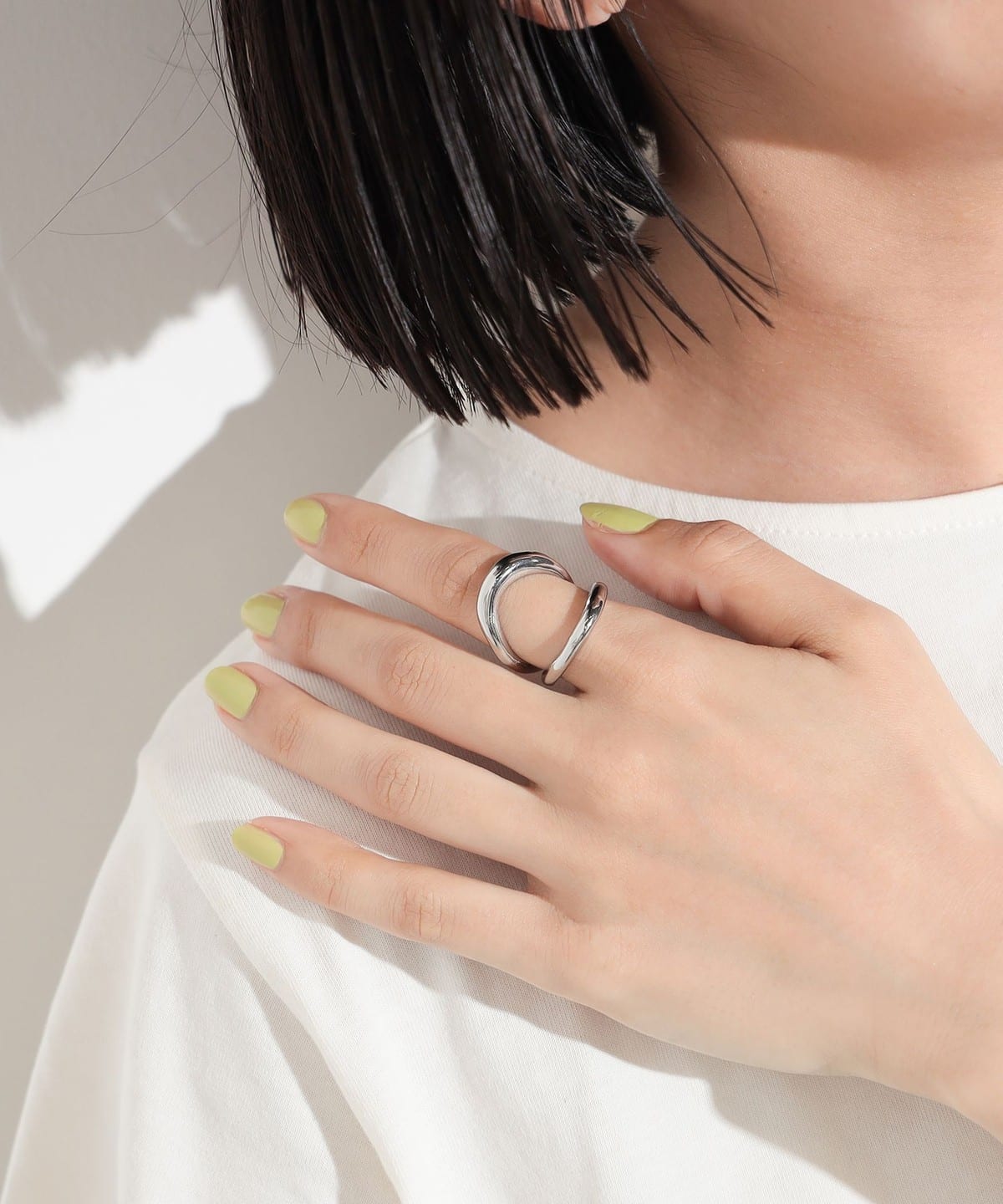 BVEGARI ダブルロゴリング IKD-505