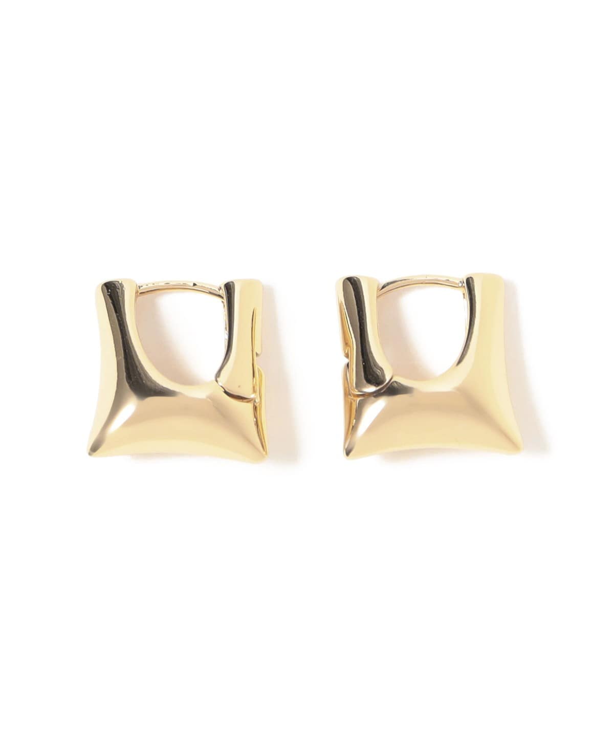 スクエア フープ ピアス アクセサリー WOMEN GOLD ONE SIZE スクエア フープ ピアス アクセサリー WOMEN GOLD ONE SIZE