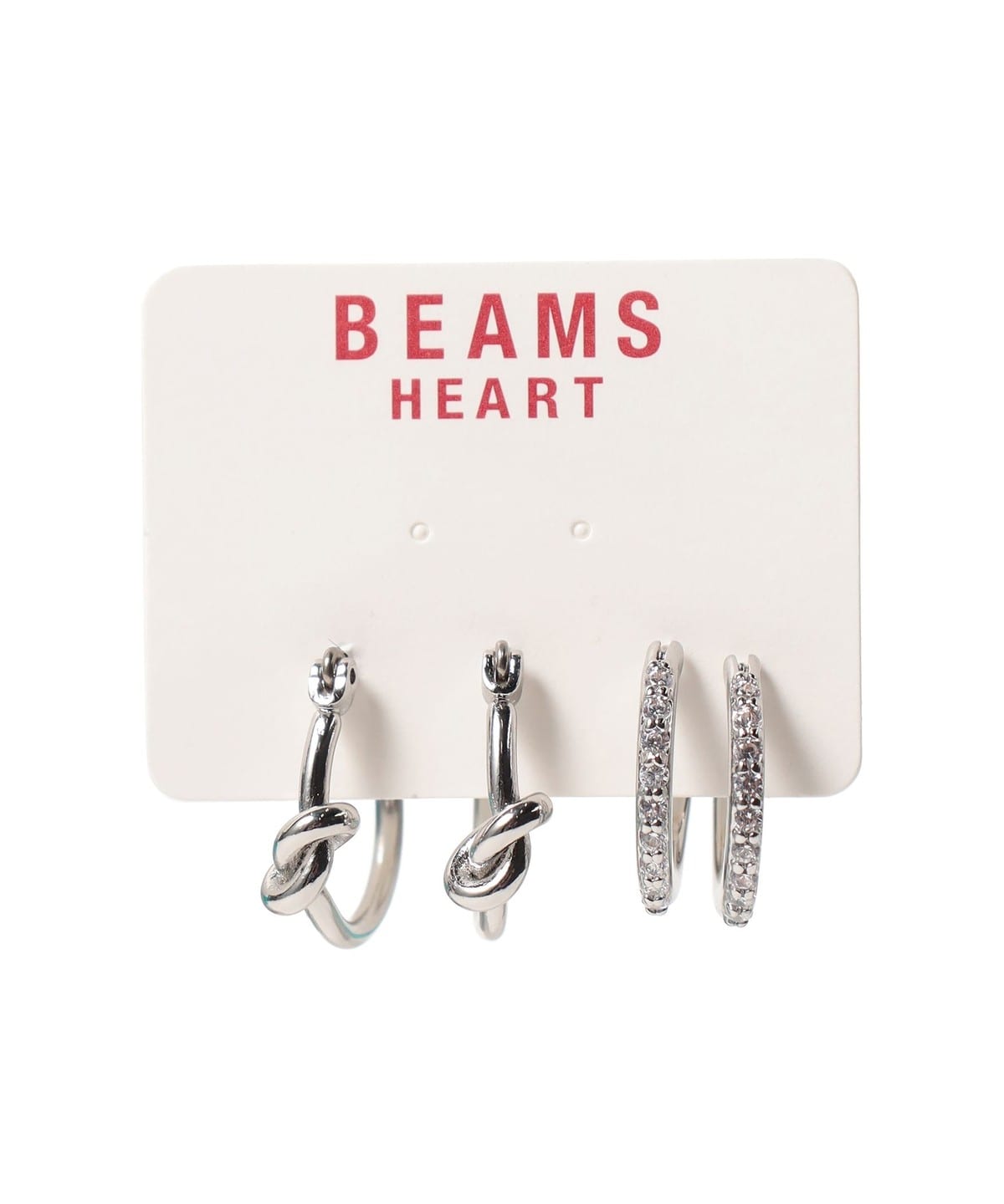 BEAMS HEART（ビームス ハート）ノット 2セット ピアス（セットアイテム）（アクセサリー ピアス（両耳用））通販｜BEAMS