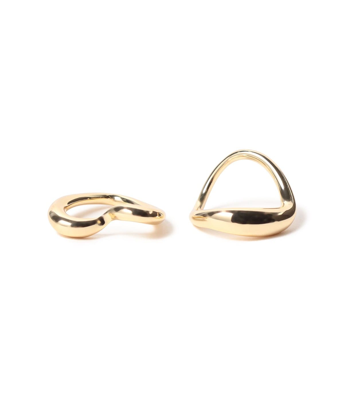 ハート ダブル リング アクセサリー WOMEN GOLD ONE SIZE ハート ダブル リング アクセサリー WOMEN GOLD ONE SIZE