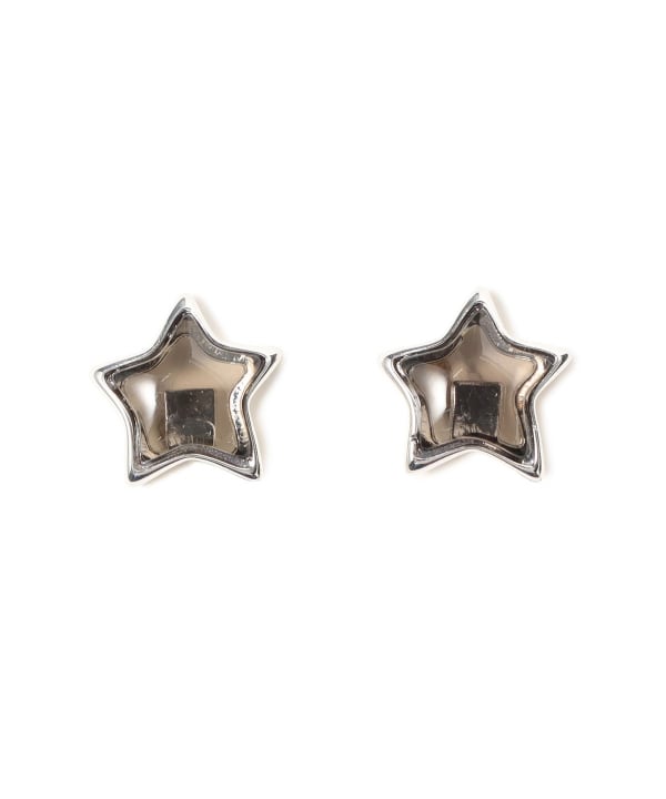 独特の上品 BEAMS HEART（ビームス ハート）クリアスター イヤリング アクセサリー