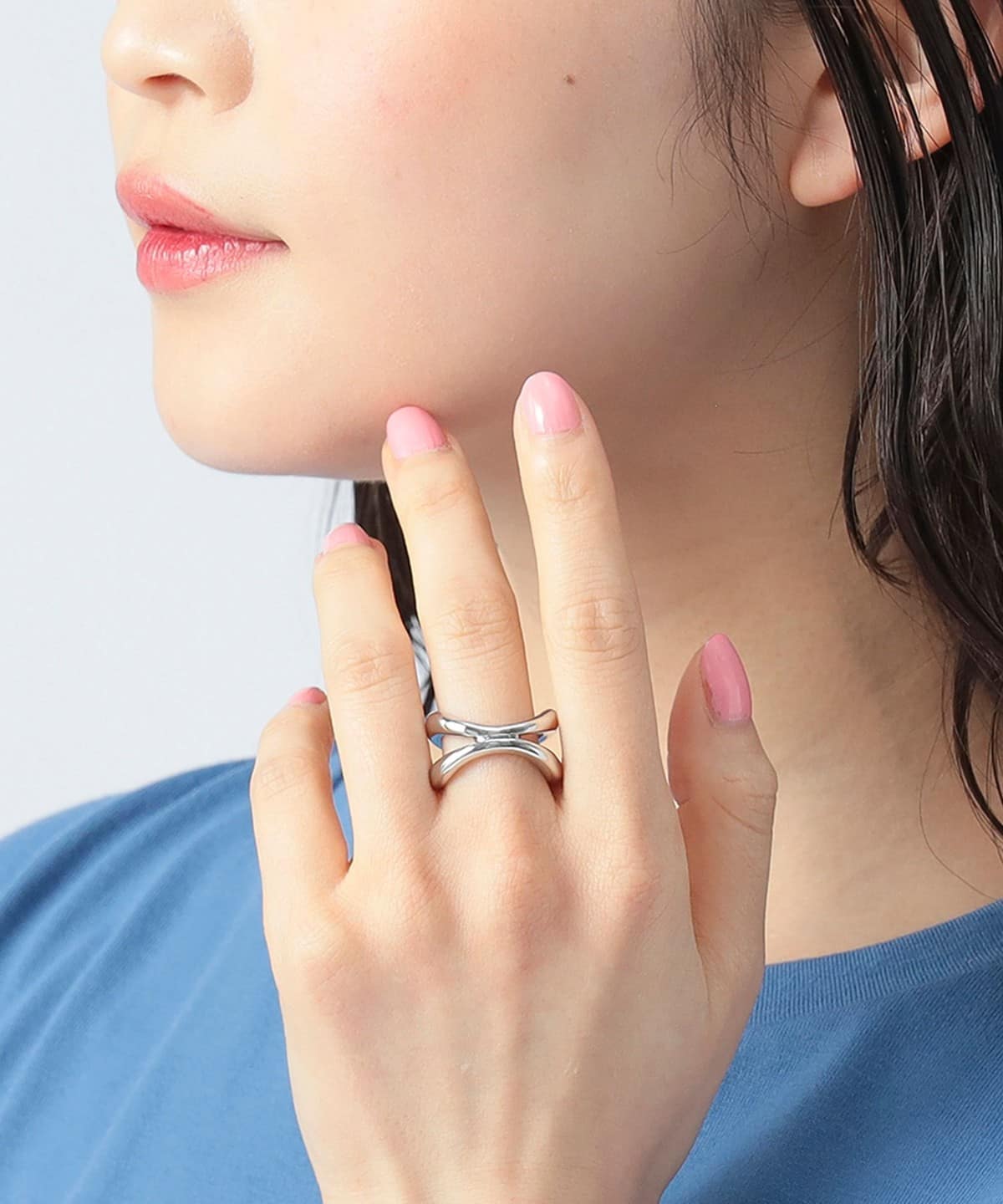 クロスライン リング(13号) アクセサリー WOMEN SILVER ONE SIZE クロスライン リング(13号) アクセサリー WOMEN SILVER ONE SIZE