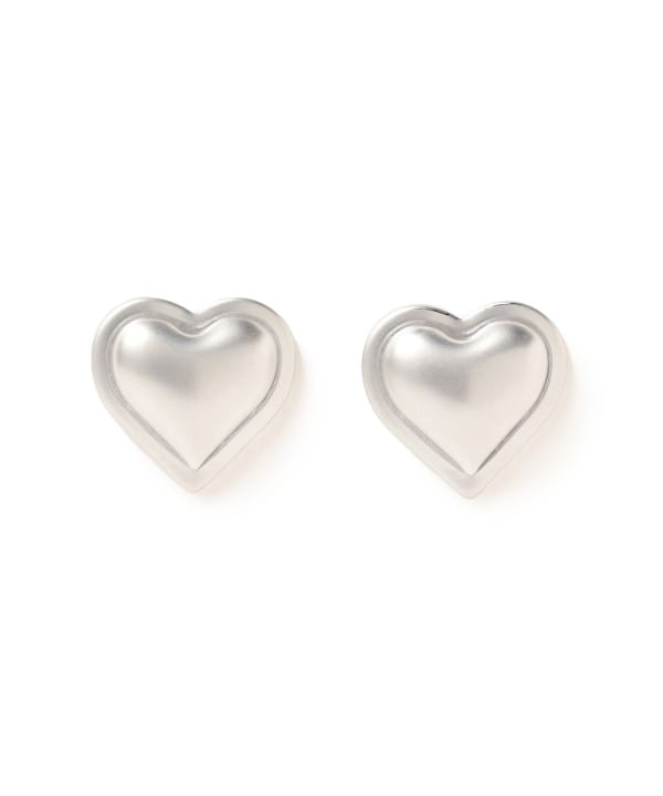 BEAMS HEART（ビームス ハート）縁取りハート ピアス（アクセサリー