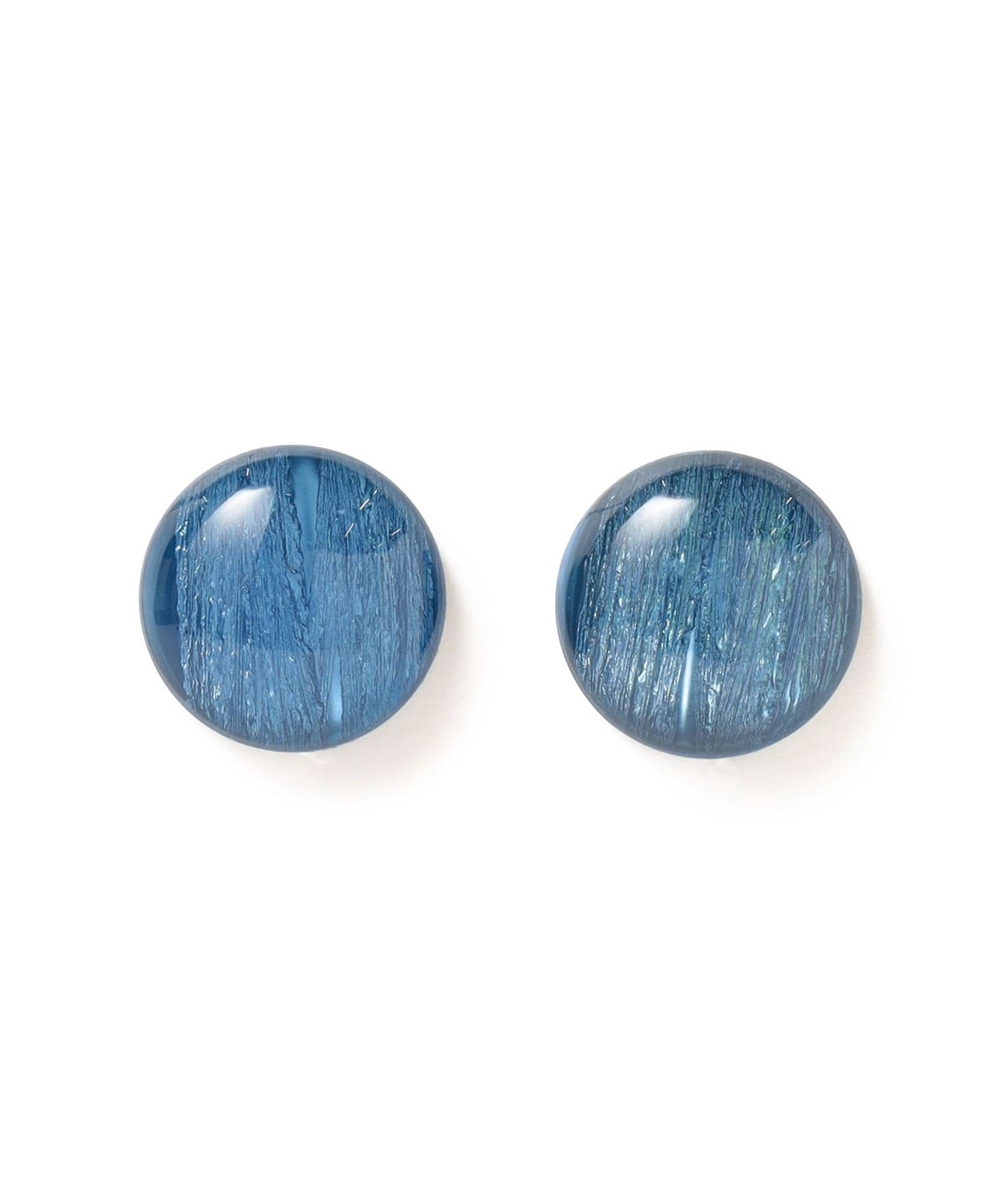 オーバル カラー イヤリング アクセサリー WOMEN BLUE ONE SIZE オーバル カラー イヤリング アクセサリー WOMEN BLUE ONE SIZE