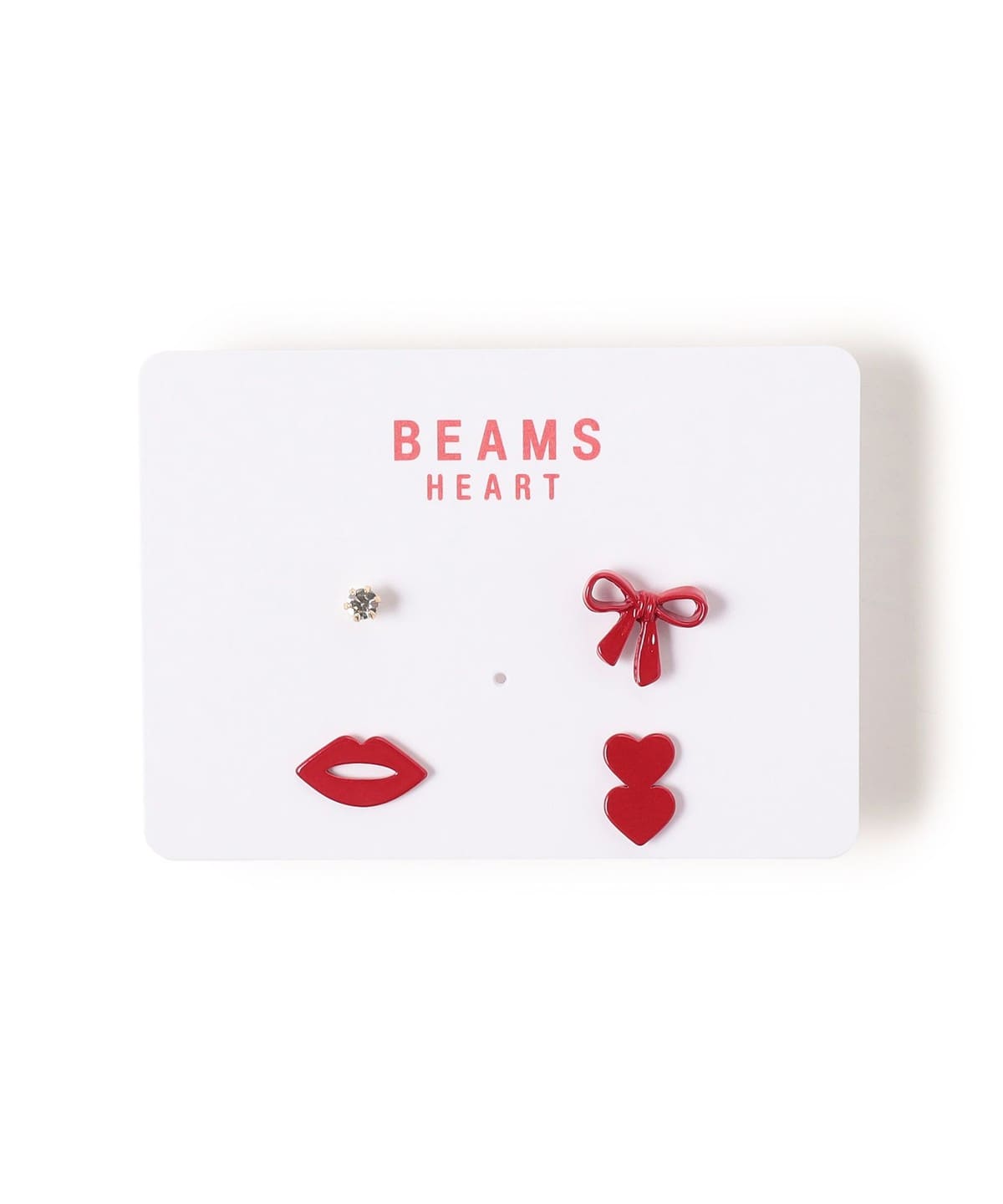 モチーフ 4セット ピアス アクセサリー WOMEN RED ONE SIZE モチーフ 4セット ピアス アクセサリー WOMEN RED ONE SIZE