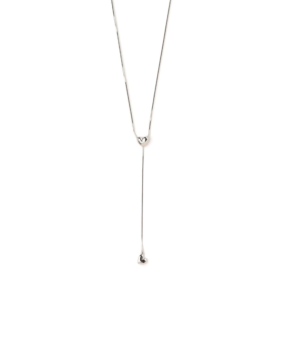 ポイント ハート ネックレス アクセサリー WOMEN SILVER ONE SIZE ポイント ハート ネックレス アクセサリー WOMEN SILVER ONE SIZE
