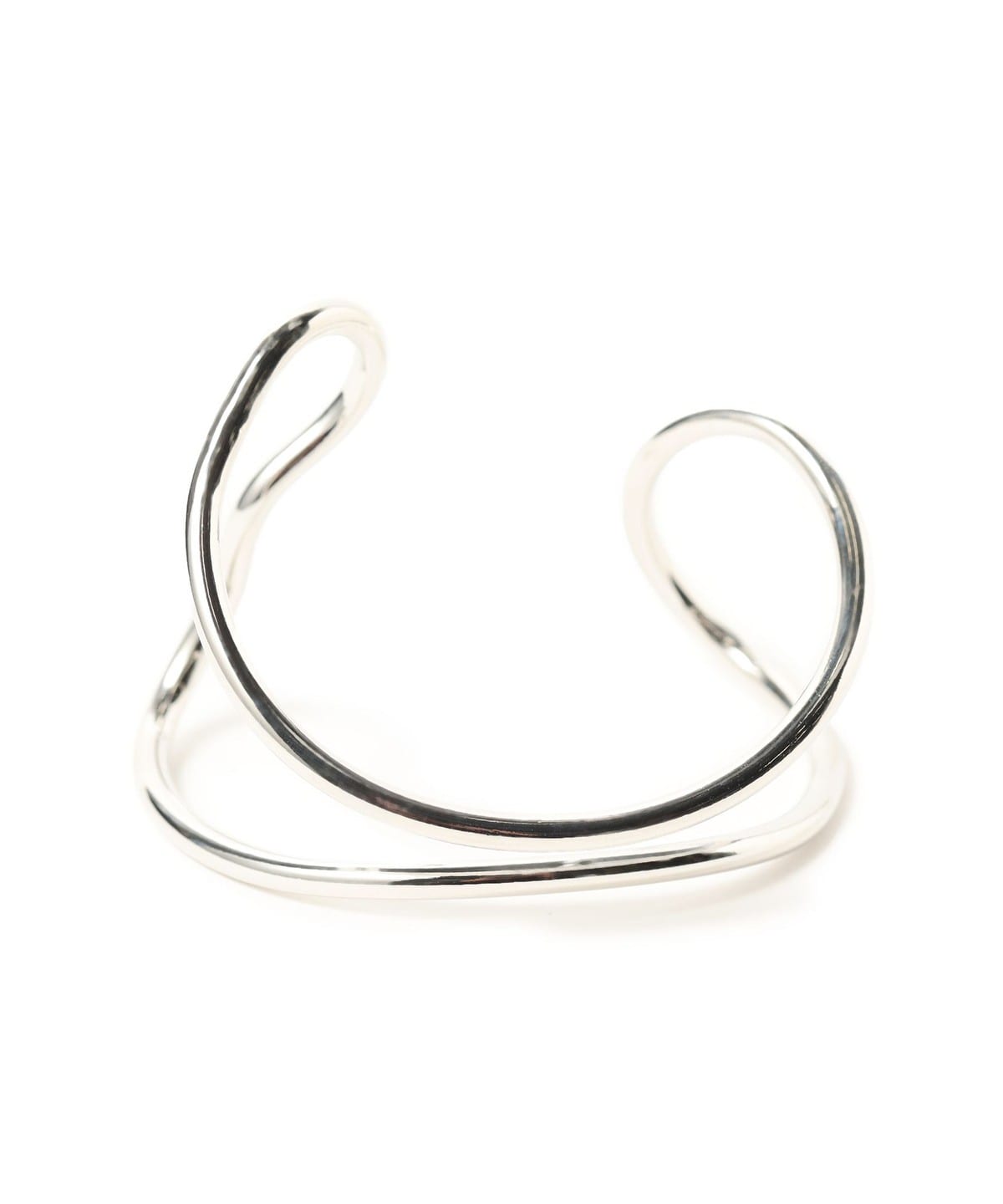 変形 ライン バングル アクセサリー WOMEN SILVER ONE SIZE 変形 ライン バングル アクセサリー WOMEN SILVER ONE SIZE