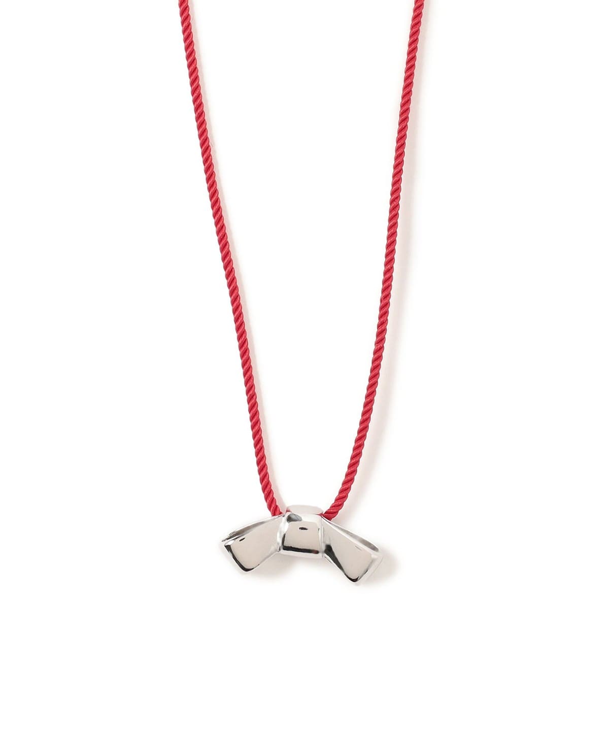 リボン モチーフ 紐 ネックレス アクセサリー WOMEN RED ONE SIZE リボン モチーフ 紐 ネックレス アクセサリー WOMEN RED ONE SIZE
