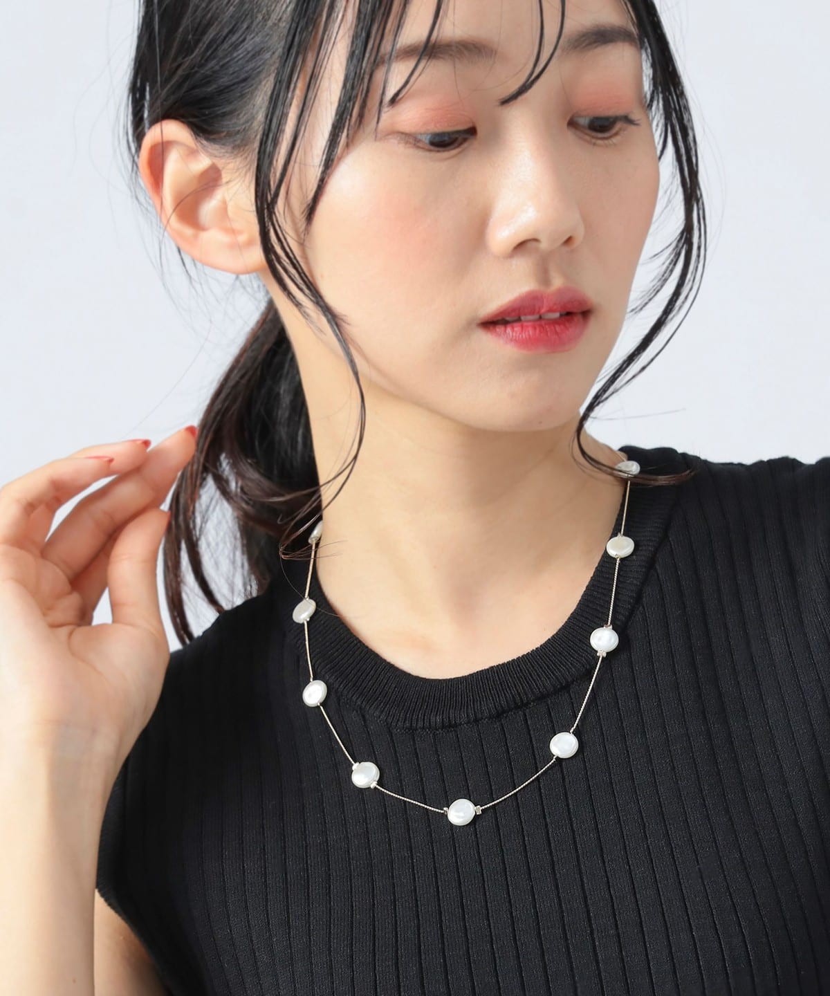オーバル フェイクパール ロングネックレス アクセサリー WOMEN GOLD ONE SIZE オーバル フェイクパール ロングネックレス アクセサリー WOMEN GOLD ONE SIZE