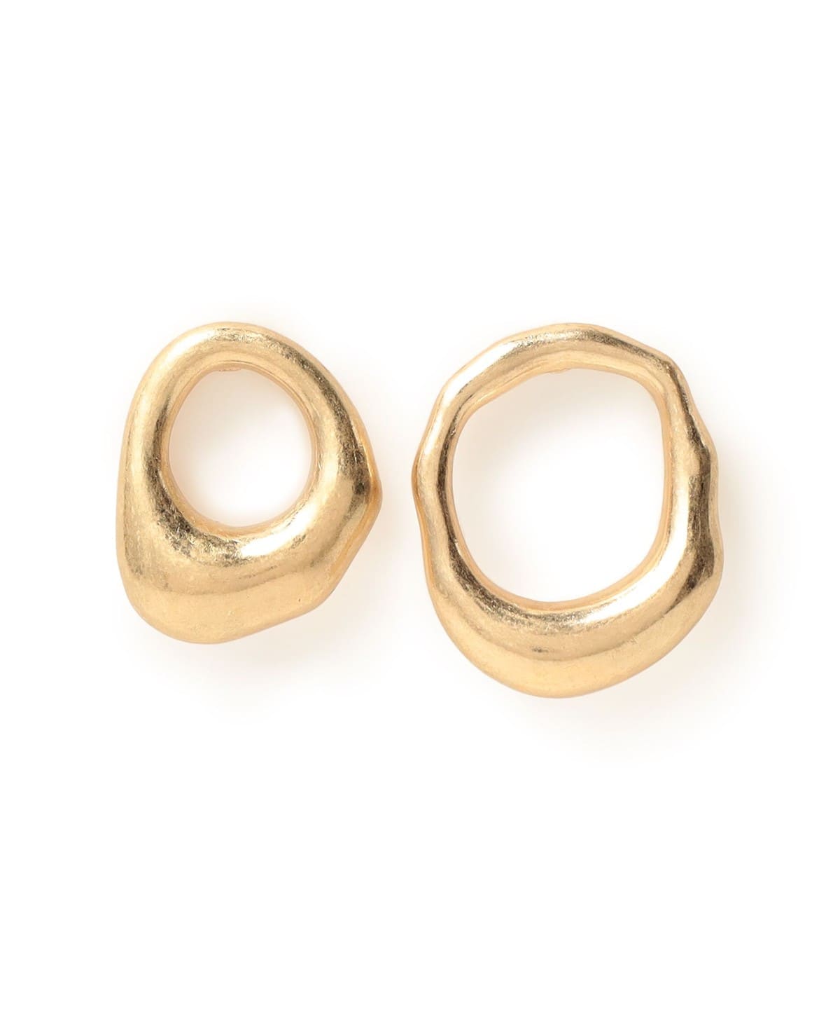 ダブル フェイス サークル ピアス アクセサリー WOMEN GOLD ONE SIZE ダブル フェイス サークル ピアス アクセサリー WOMEN GOLD ONE SIZE