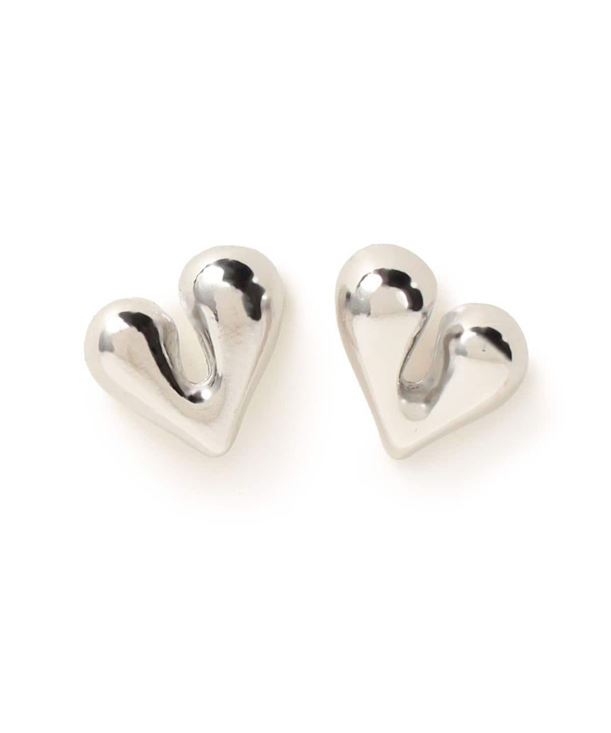 プチ ハート ピアス アクセサリー WOMEN SILVER ONE SIZE プチ ハート ピアス アクセサリー WOMEN SILVER ONE SIZE