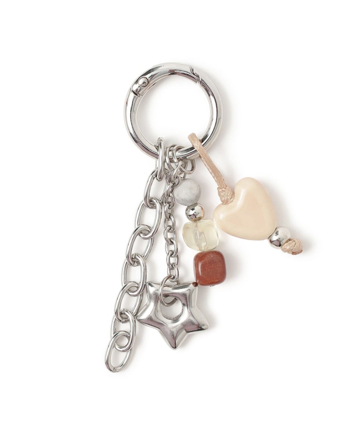 ミックス キーホルダー 財布・小物 WOMEN BEIGE ONE SIZE