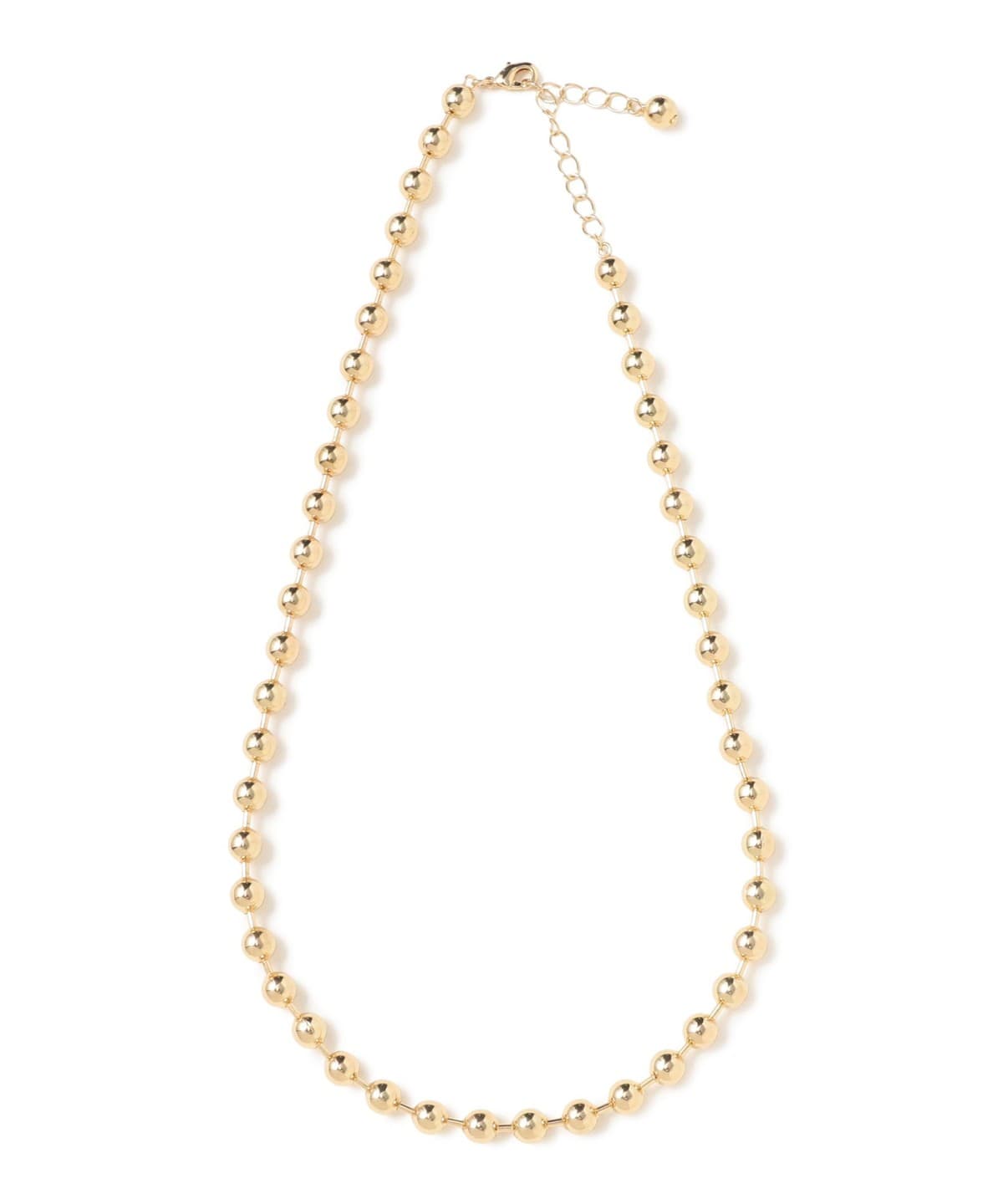 ボール チェーン ネックレス アクセサリー WOMEN GOLD ONE SIZE