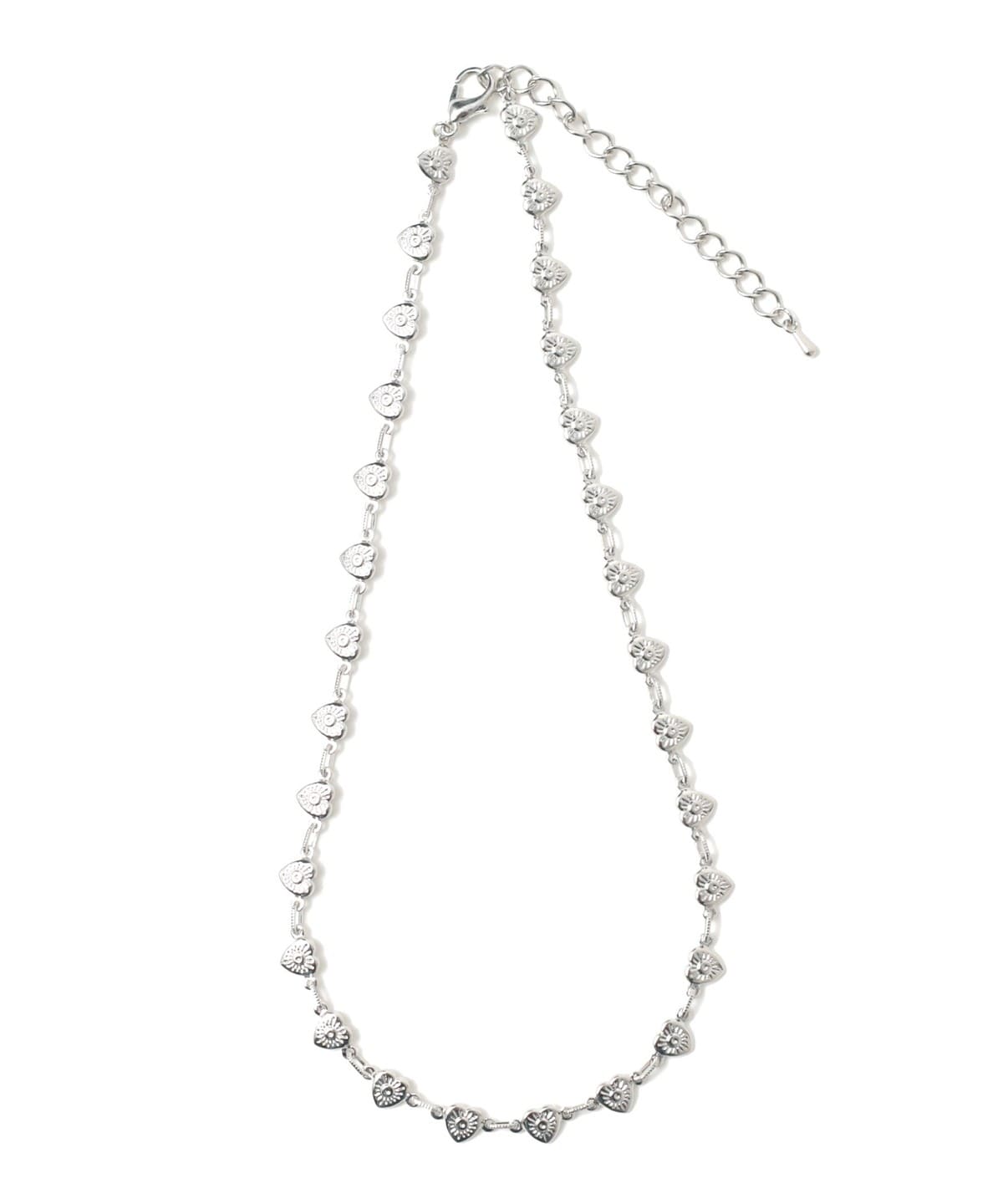 ハート チェーン ネックレス アクセサリー WOMEN SILVER ONE SIZE ハート チェーン ネックレス アクセサリー WOMEN SILVER ONE SIZE