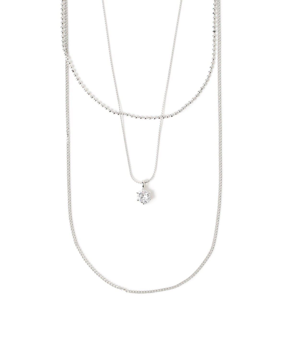 BEAMS HEART（ビームス ハート）3連 キュービックジルコニア