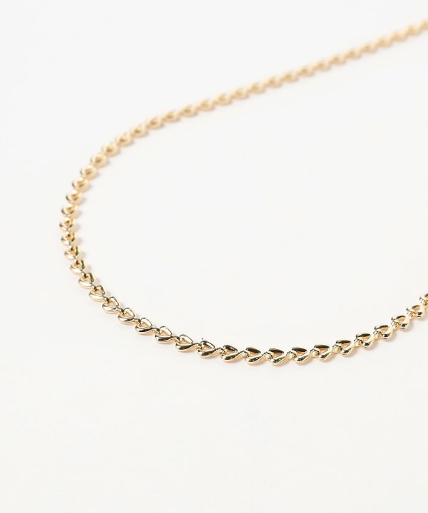 BEAMS HEART（ビームス ハート）オーバル チェーン ネックレス