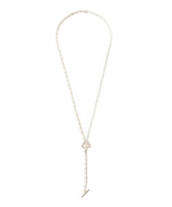 ハートチェーン Tバー ネックレス