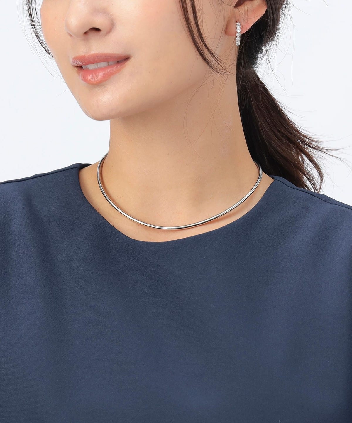 ステンレス チョーカー アクセサリー WOMEN SILVER ONE SIZE