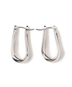 クロス フープピアス