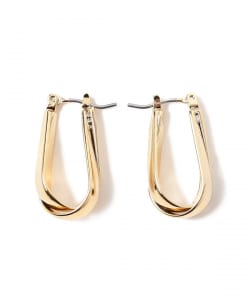 クロス フープピアス