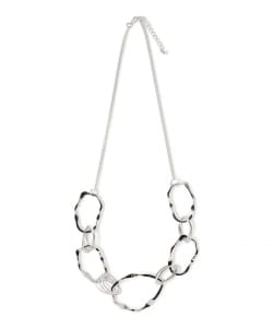 サークル ボールドリング ネックレス