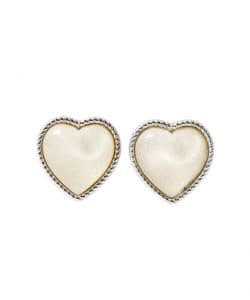 ぷっくり ハートピアス