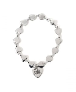 ハートロゴ ハートチェーン ブレスレット