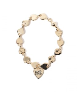 ハートロゴ ハートチェーン ブレスレット